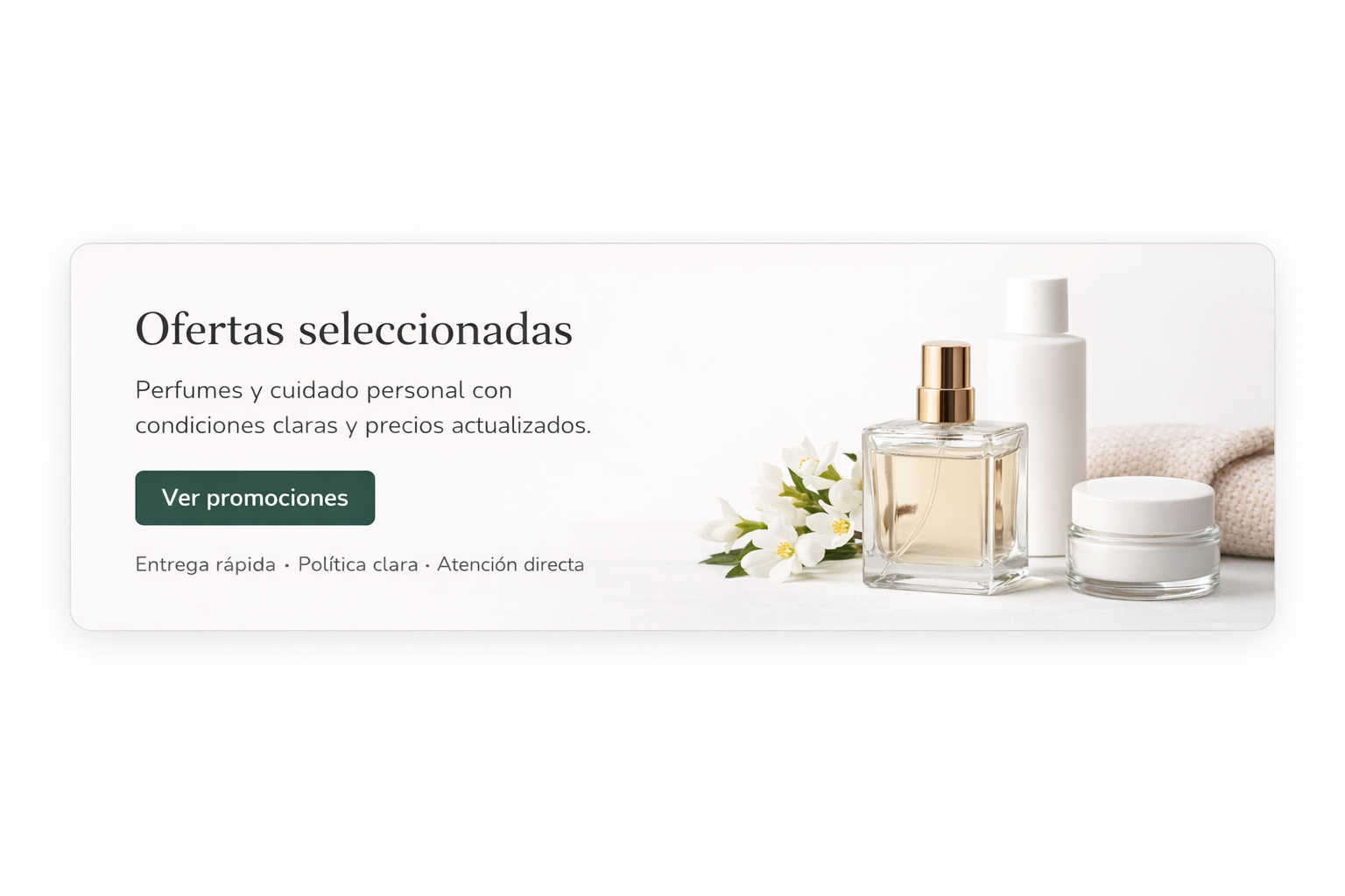 Ofertas seleccionadas en perfumería y parafarmacia