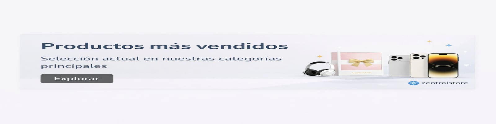 Productos más vendidos en ZentralStore