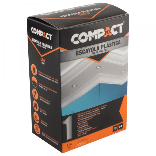 Escayola Plastica 1 kg | Moldeable y Reparadora de Superficies